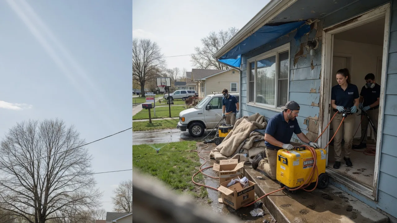 Basement Flood Cleanup in Watertown, WI near me
